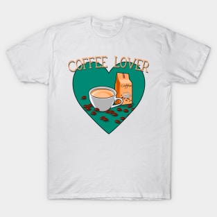 Coffee and Caffeine Lover T-Shirt